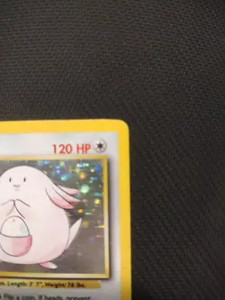 Pokemon TCG Chansey Base Set Holo Unlimited Rare Card 3/102 - Image 3