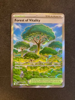 Forest of Vitality 109/088 Perfect Order Pokemon card Trainer Mint Full Art - Image 1