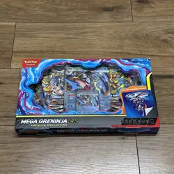 Pokemon TCG Mega Greninja EX Premium Collection New & Sealed In Hand - Image 1