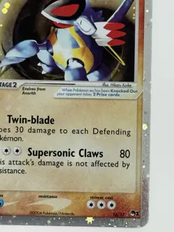Pokemon TCG Armaldo ex 16/17 Pop Series 1 Holo Silver Border Holo Bleed - Image 5