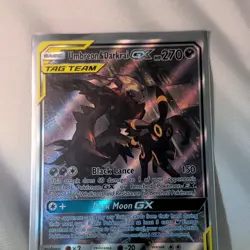Pokemon TCG Umbreon & Darkrai GX Black Star Promo Tag Team Full Art Holo SM241 - Image 1