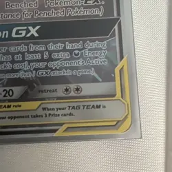 Pokemon TCG Umbreon & Darkrai GX Black Star Promo Tag Team Full Art Holo SM241 - Image 5