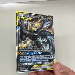Pokemon TCG Pikachu & Zekrom GX SM168 TAG TEAM Full Art Holo Promo - Image 2