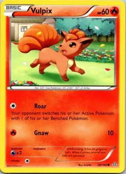 Vulpix 20/160 Primal Clash Pokemon TCG C NM - Image 1