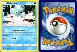 Cubchoo 61/214 Lost Thunder Pokemon TCG C NM - Image 3