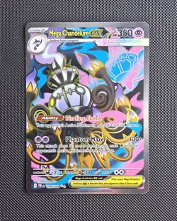 Pokemon Mega Chandelure ex Ultra Rare Me05: Pitch Black 099/084 - Image 1