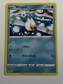 Wingull 041/192 Rebel Clash Pokemon NM - Image 1