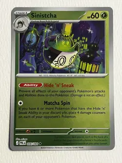 Sinistcha 006/084 • Reverse Holo • Pokemon TCG • NM - Image 1