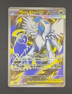 Pokemon Card Mega Absol EX 161/132 Mega Evolution - Near Mint - Image 1
