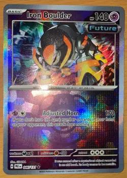 Iron Boulder 046/131 Master Ball Holo Prismatic Evolutions - Pokemon Card TCG - Image 1