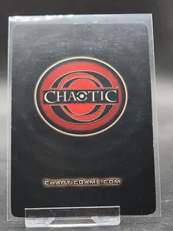 Chaotic Card : Strain Of The Tide Silent Sands Super Rare Mugic Holo - Image 2
