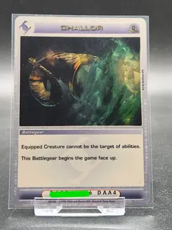 Chaotic Card : Challor Silent Sands Super Rare Battlegear Premium Foil - Image 1
