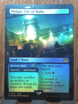 MTG💕 Midgar, City of Mako ( Borderless FOIL ) Final Fantasy NEAR MINT✨❤ - Image 1