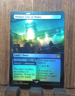 MTG💕 Midgar, City of Mako ( Borderless FOIL ) Final Fantasy NEAR MINT✨❤ - Image 2