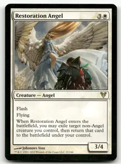 Restoration Angel #32 (MP) Avacyn Restored AVR Magic MTG - Image 1