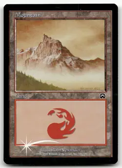 Mountain (346) #346 (Foil) (LP) Mercadian Masques MMQ Magic MTG - Image 1