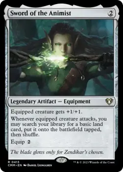 Sword of the Animist - 413 / English / Lightly Played MTG - Image 1