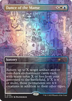 Foil - Dance of the Manse (Galaxy Foil) - 2104 / NM / English MTG - Image 1