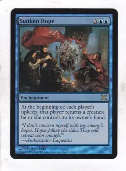 Magic: MTG: 10th Edition: Foil: Sunkien Hope - Image 1