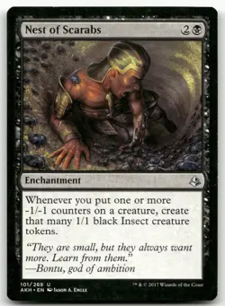 Nest of Scarabs #101 (MP) Amonkhet AKH Magic MTG - Image 1