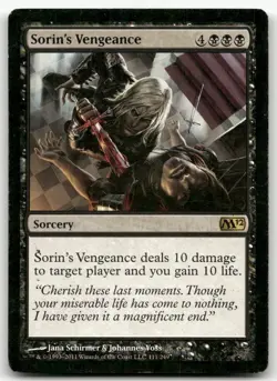 Sorin's Vengeance #111 (MP) Magic 2012 (M12) M12 Magic MTG - Image 1