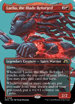 Foil - Laelia, the Blade Reforged (Borderless) - 368 / NM / English MTG - Image 1