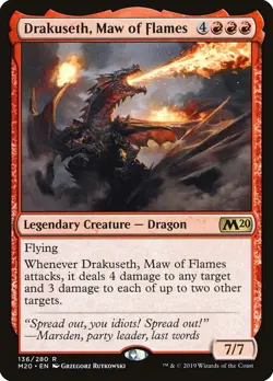 Drakuseth, Maw of Flames - 136 / English / Near Mint MTG - Image 1