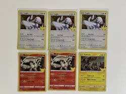 Pokemon Celebrations 25th Anniversary 2021 Holo Bulk Lot-36 Cards! Pack Fresh NM - Image 2