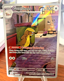 Pokemon Card - Gumshoos 153/132 - Mega Evolution Base Set- Illustration Rare NM - Image 1