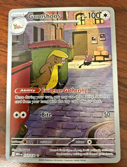 Pokemon Card - Gumshoos 153/132 - Mega Evolution Base Set- Illustration Rare NM - Image 2