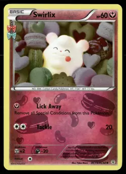 Swirlix RC19/RC32 Uncommon Generations Pokemon Holo LP - Image 1