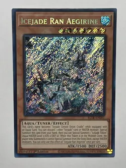 Icejade Ran Aegirine Secret Rare BLTR-EN081 1st Edition Gem Mint - Image 1