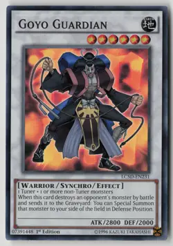 Yugioh Goyo Guardian LC5D-EN231 1st Edition Super Rare NM - Image 1