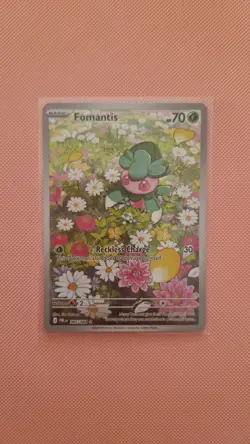 Fomantis 085/084 Pokemon TCG Pitch Black Illustration Rare English - Pack Fresh - Image 1