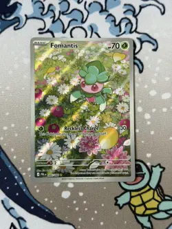 Fomantis 085/084 Pokemon TCG Pitch Black Illustration Rare English - NM - Image 1