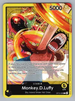 MONKEY.D.LUFFY OP15-098 L ONE PIECE NM EB04!6 - Image 1