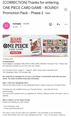 Pre-Order One Piece x Round 1 Collab Booster Pack 1 Pack **Ships Aug 2nd** - Image 3
