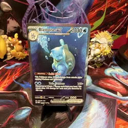 Pokemon Co Blastoise ex 200/165 Scarlet & Violet 151 Ultra Rare Holo EN 330 HP - Image 1