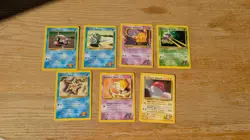Gym Heroes 7x Common Wotc Vintage Pokemon Cards LP Bundle #4 - Image 1