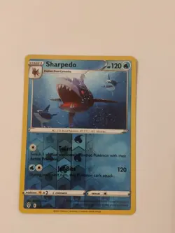 Sharpedo 036/203 Reverse Holo Rare Evolving Skies Pokemon Trading Card - Image 1
