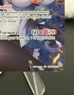 Hololive Ouro Kronii hBP01-095 SR English Blooming Radiance Card NM - Image 4