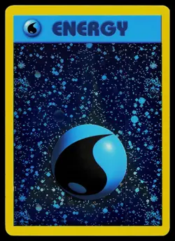 Pokemon Card - Water Energy WotC 2002 League Promo Reverse Holo SWIRLS Promo - Image 1
