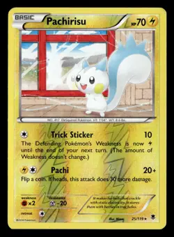 Pachirisu 25/119 Reverse Holo Rare Phantom Forces Pokemon Card - Image 2