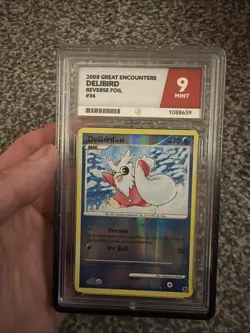 Delibird 36/106 Diamond Pearl Great Encounters Reverse Holo Pokemon Card Ace 9 - Image 1