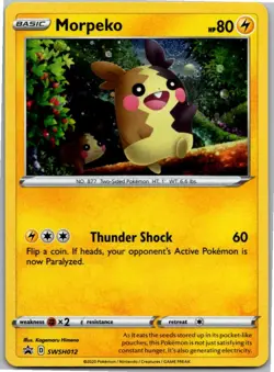 Morpeko - Promo SWSH: Sword & Shield Promo Cards SWSH012 NM Holo - Image 1