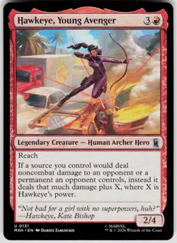 Hawkeye Young Avenger 131 Marvel Super Heroes Magic the Gathering - Image 1