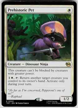 Prehistoric Pet 22 Teenage Mutant Ninja Turtles Magic the Gathering - Image 1