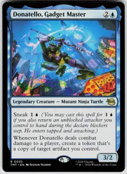 Donatello Gadget Master 35 Teenage Mutant Ninja Turtles Magic the Gathering - Image 1