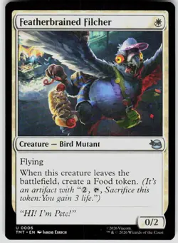 Featherbrained Filcher 6 Teenage Mutant Ninja Turtles Magic the Gathering - Image 1