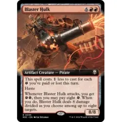 BLASTER HULK (EXTENDED ART) X4 Modern Horizons 3: Commander Magic MTG MINT CARD - Image 1